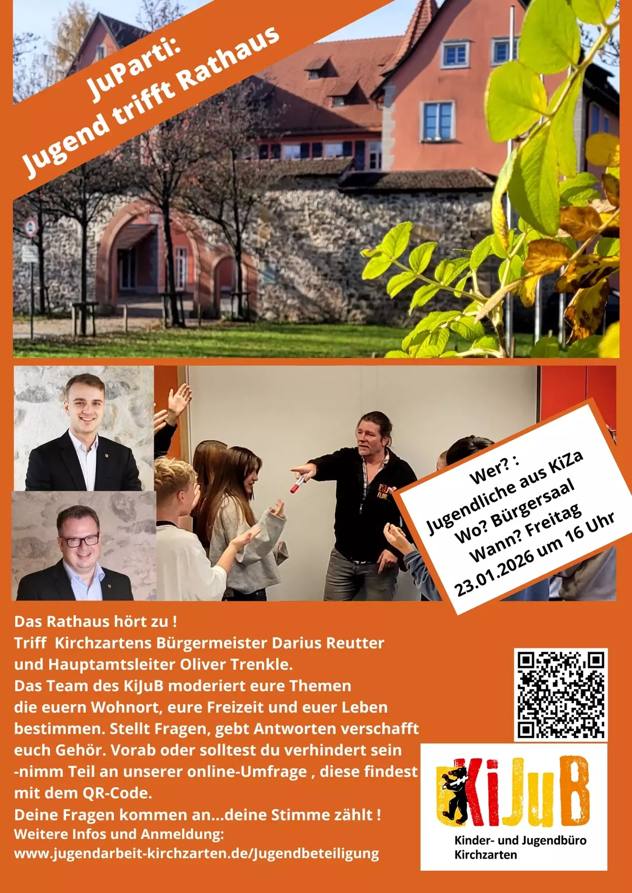 Jugend trifft Rathaus Jugend trifft Rathaus